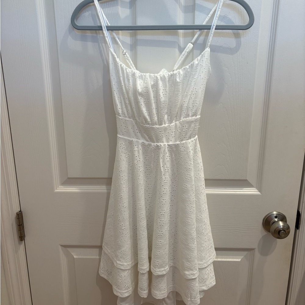 Windsor White Eyelet Sundress NWT Size Large
